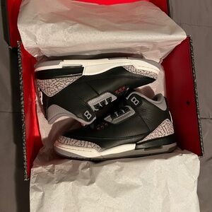 Jordan 3 Retro Black Cement Big Kids 4.5Y